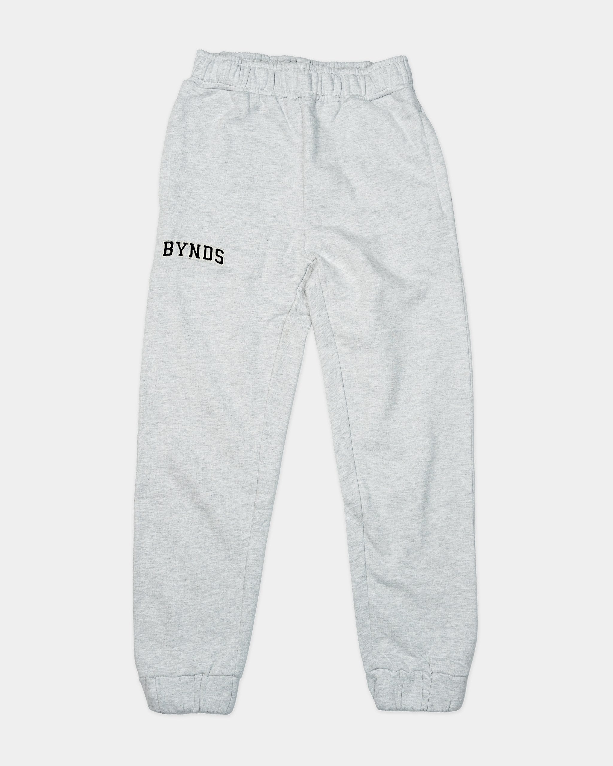 BYNDS · too-cool-for-school-sweatpants-light-grey-melange · front