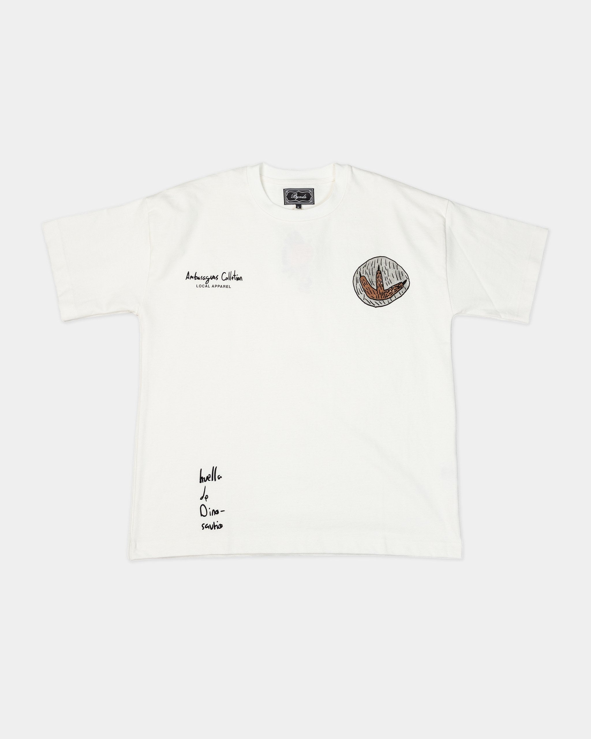 BYNDS · dinosaur-footprint-tshirt · front