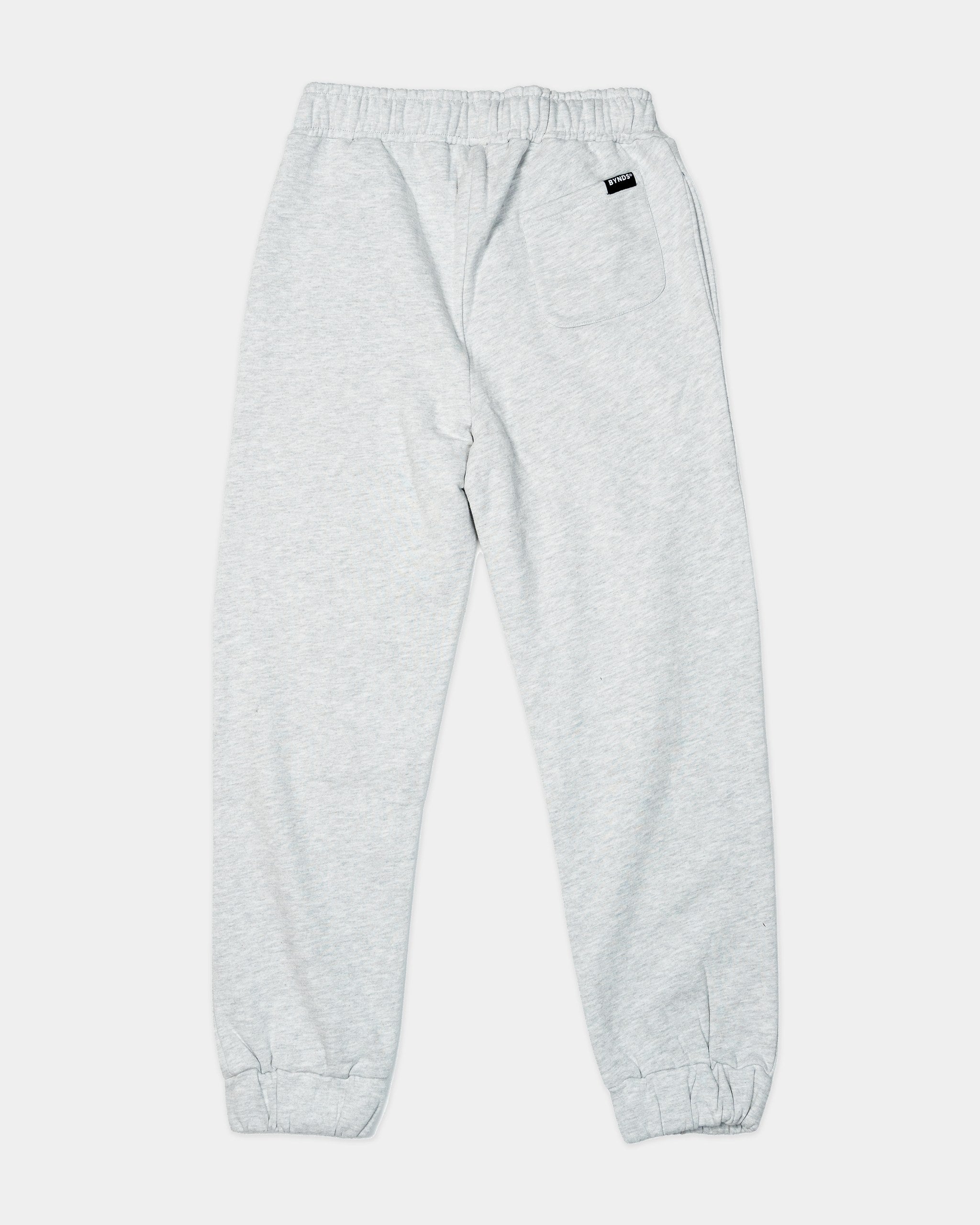 BYNDS · too-cool-for-school-sweatpants-light-grey-melange · back