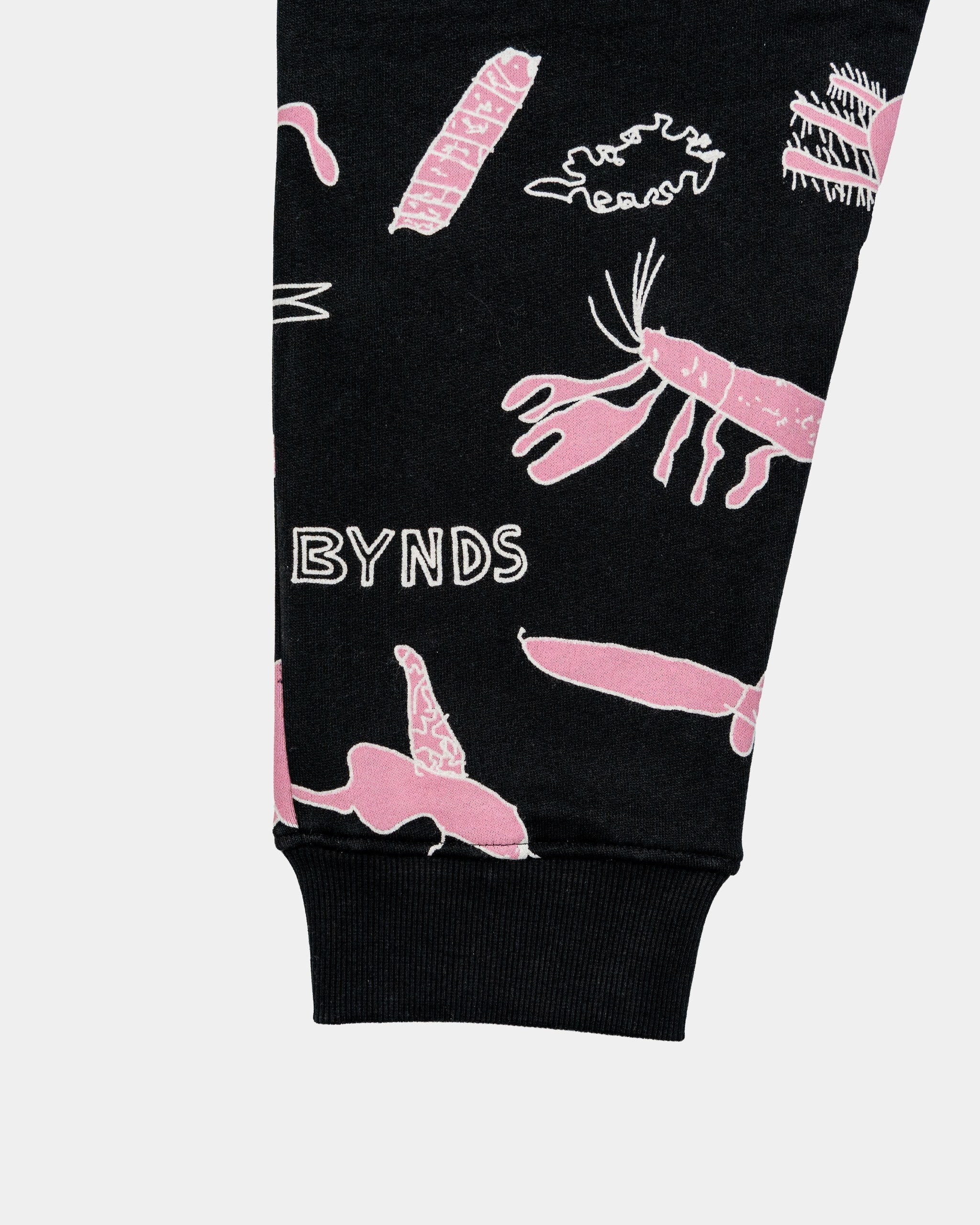 BYNDS · night-party-sweatpants-estampado-allover-print · detail