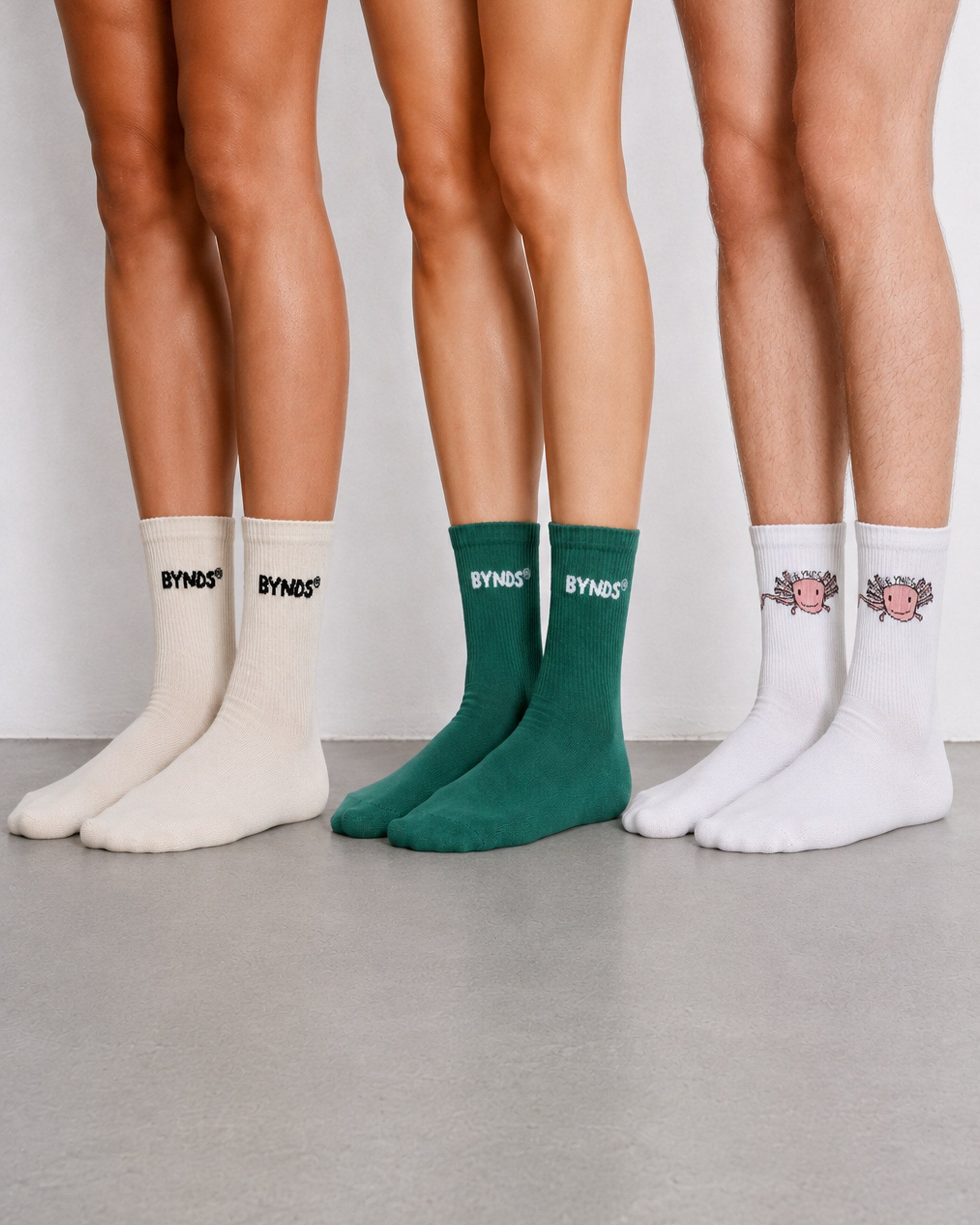 BYNDS · 3-socks-pack · front