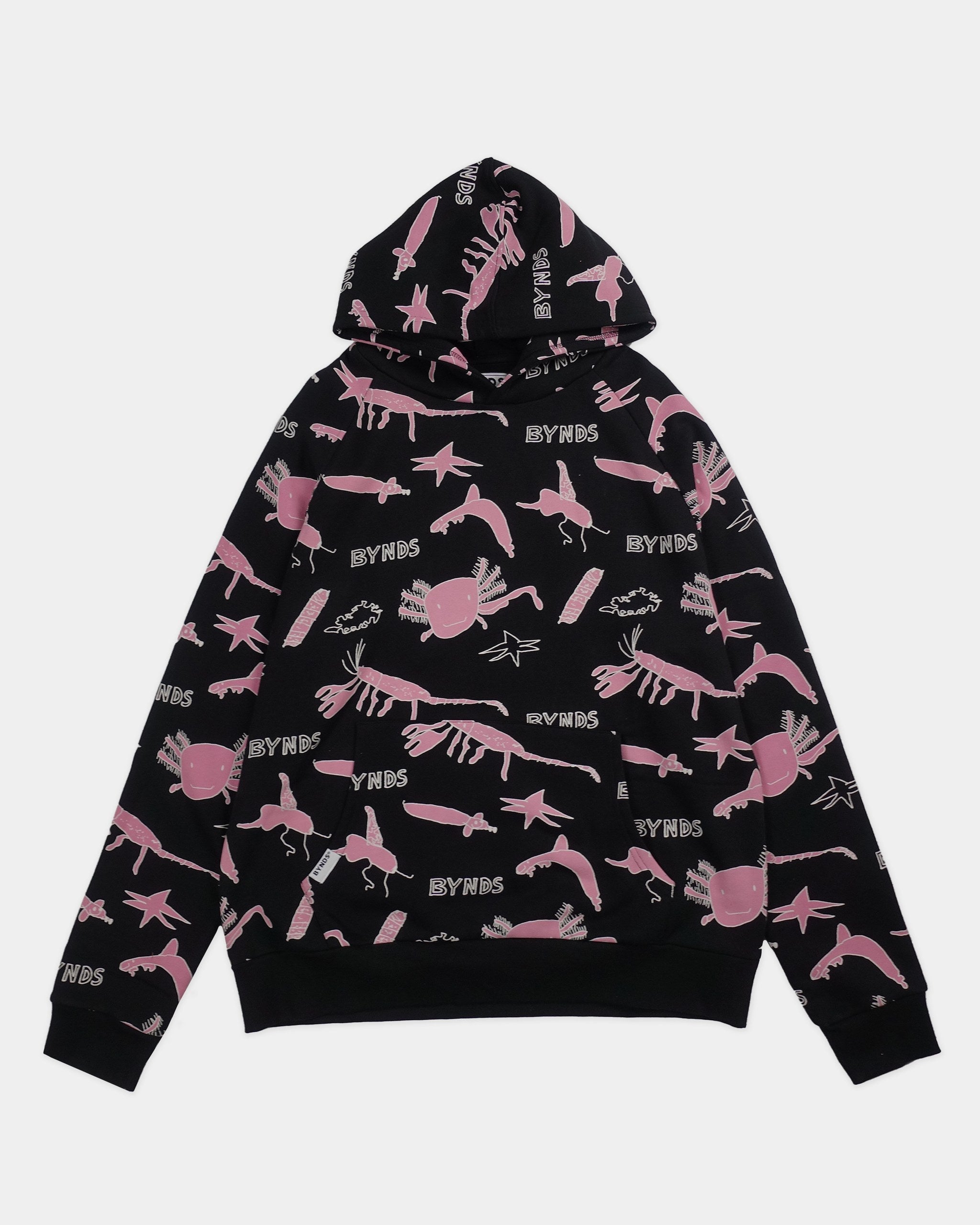 BYNDS · night-party-hoodie-allover-print · front