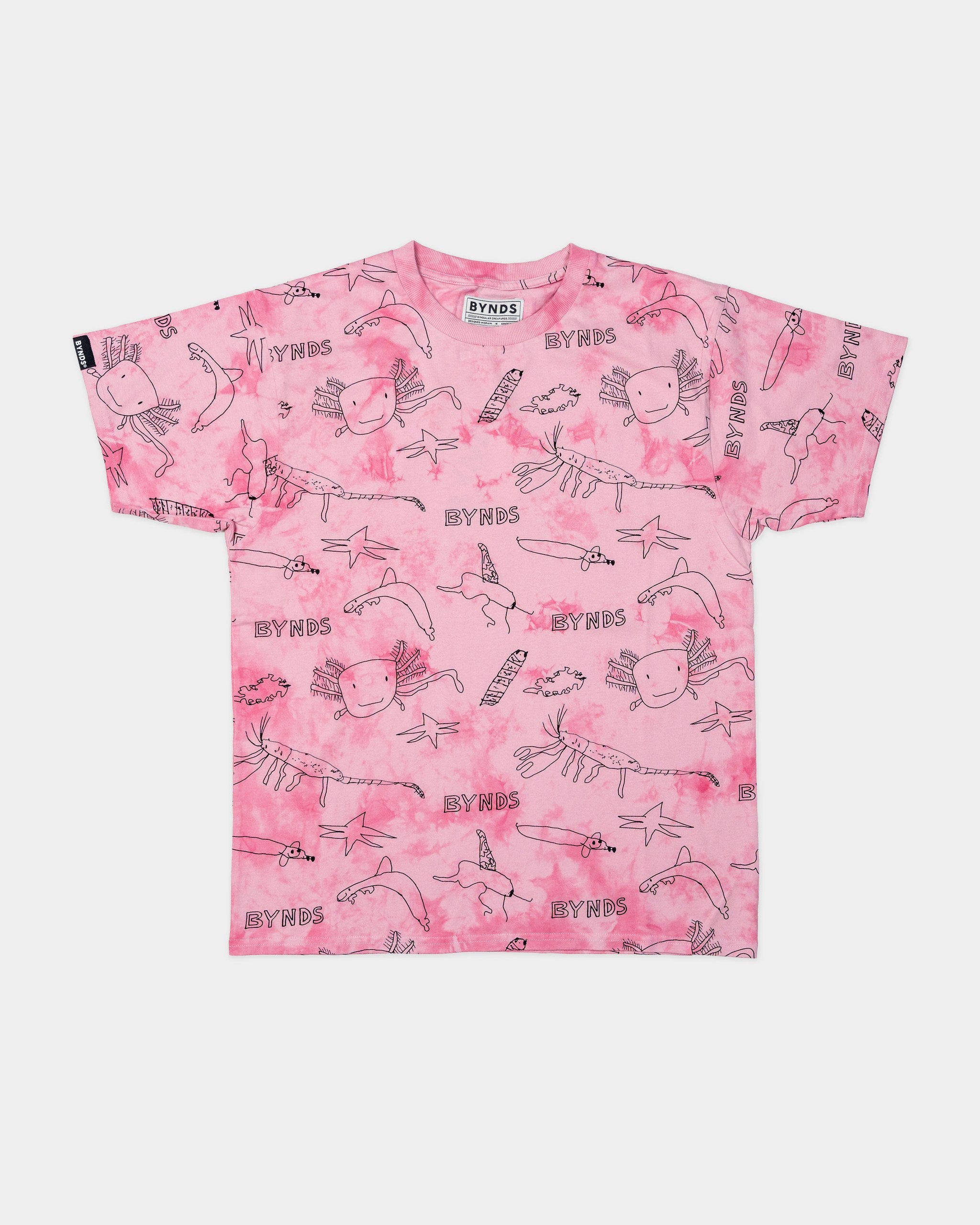 BYNDS · into-the-pink-clouds-tshirt-tie-dye · front