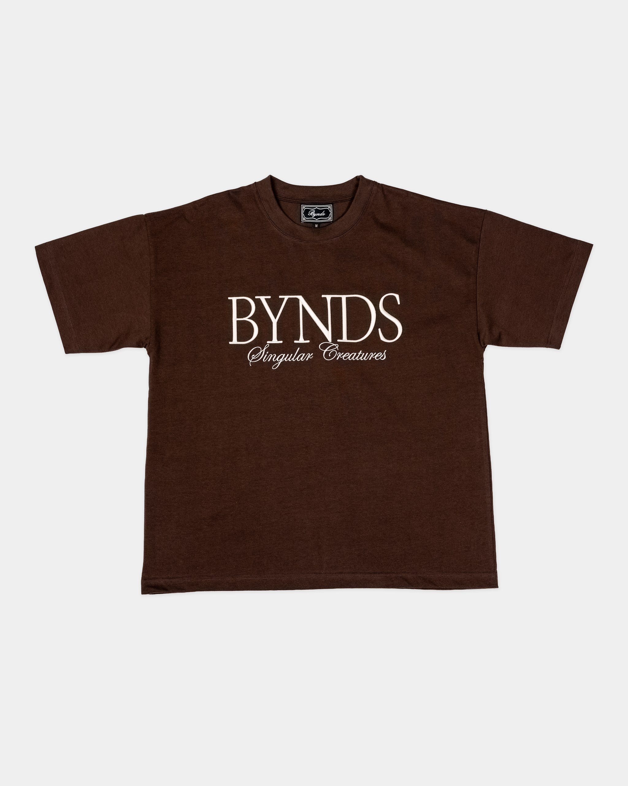BYNDS · bynds-chocolate-tshirt · front