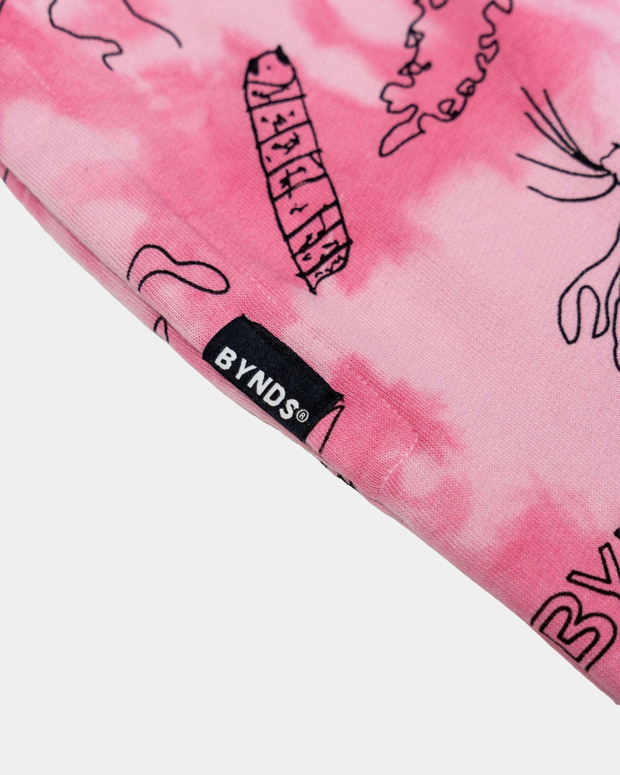 BYNDS · into-the-pink-clouds-hoodie-tie-dye · detail