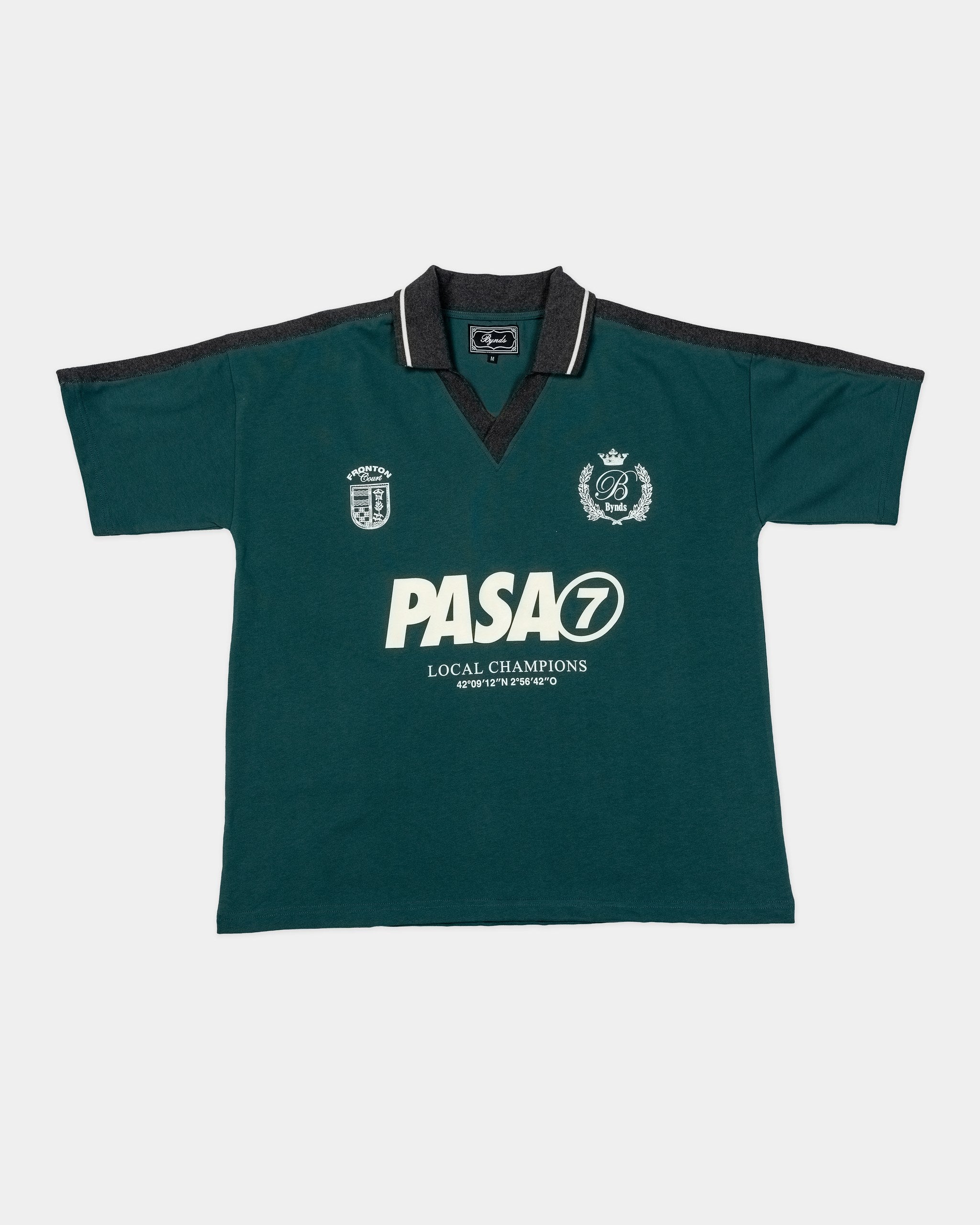 BYNDS · pasa-7-local-champions-green-polo · front